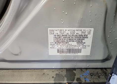 2023 Nissan Kicks Sr z USA, uszkodzony, nr VIN 3N1CP5DV7PL512074